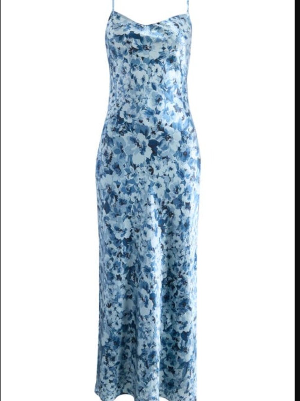 REFORMATION Parma Silk Dress In Bliss - Picture 2 of 5